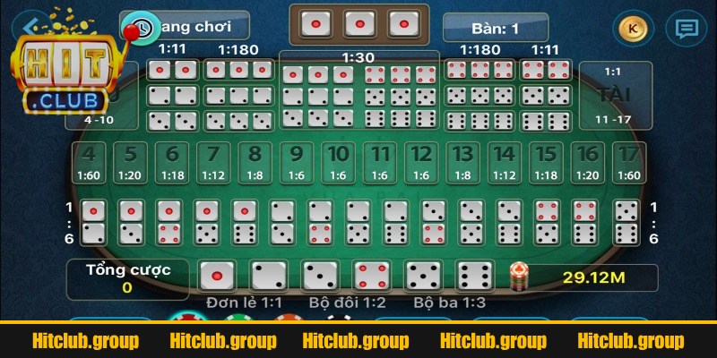 Hướng Dẫn Chơi Tài Xỉu Hitclub Chi Tiết Dễ Hiểu Nhất 1 Chơi tài xỉu đơn giản, nhanh thắng