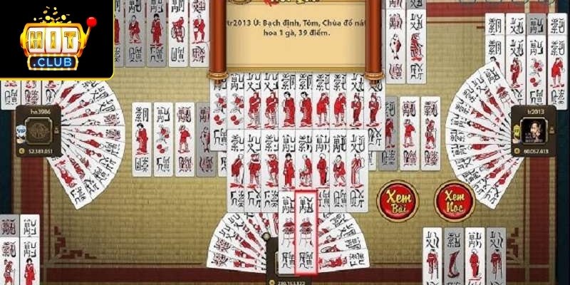 Cách chơi bài tổ tôm Hitclub với 5 người 